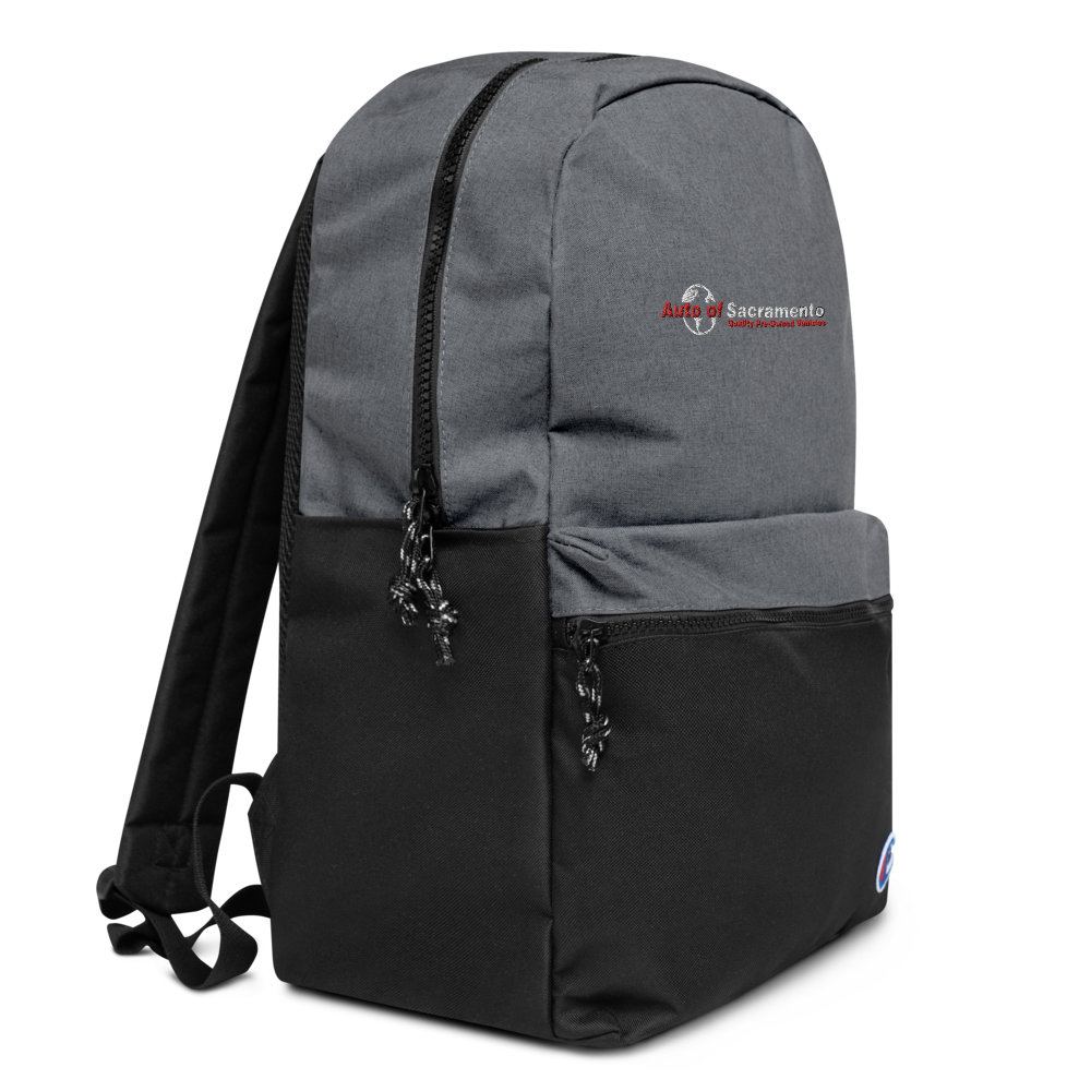 Embroidered Champion Backpack – Auto World of Sacramento